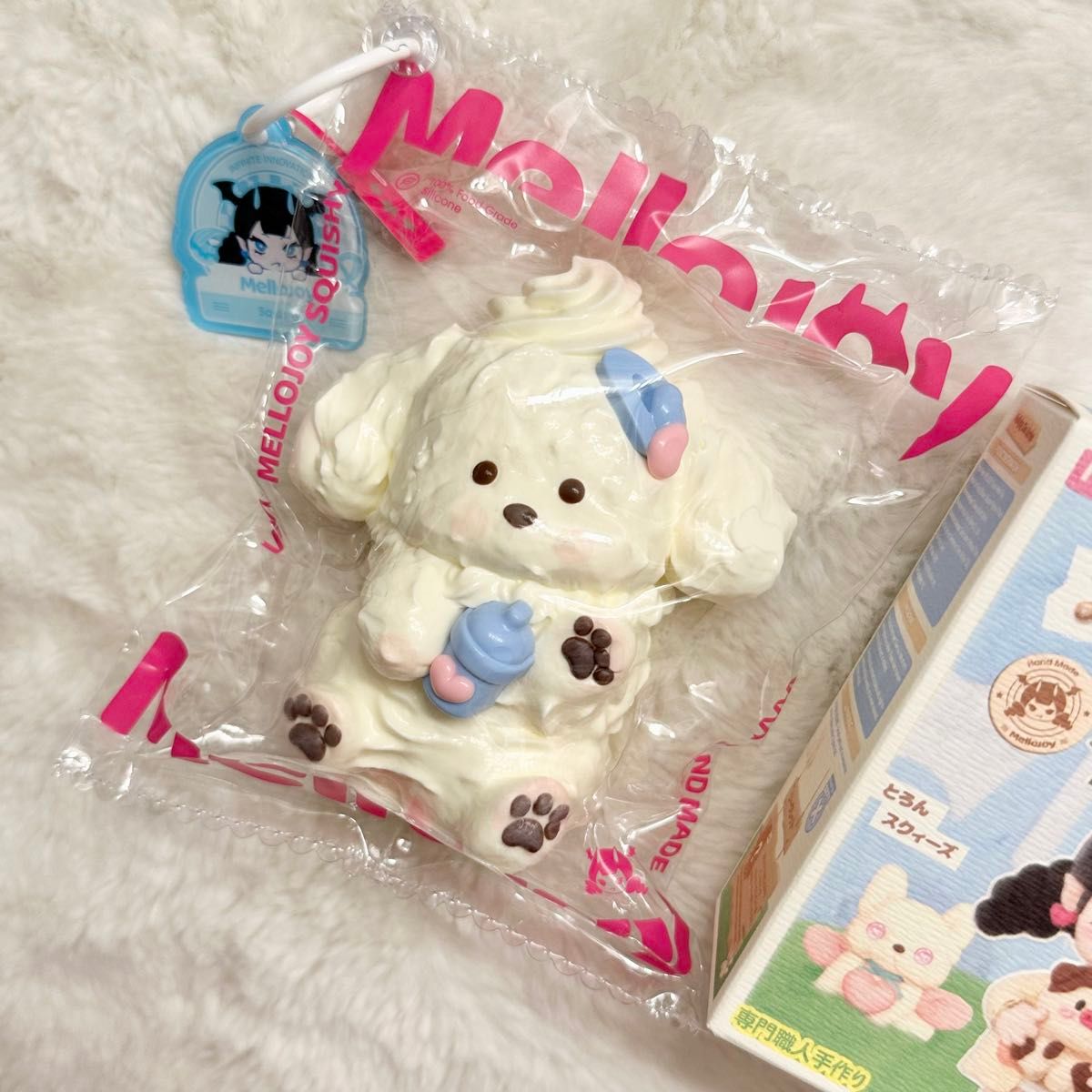 メロジョイ mellojoy スクイーズ アニマル クリームゆきこ フクロウ 犬