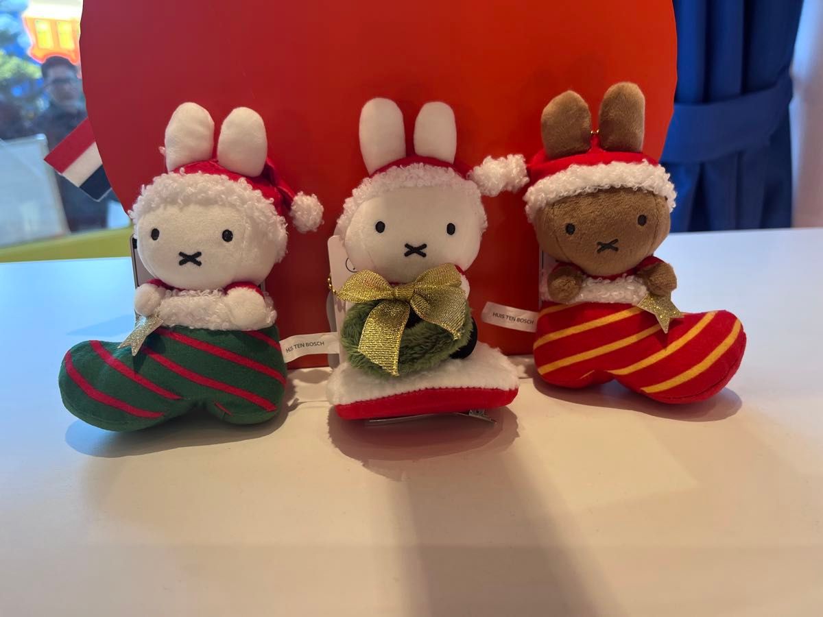 ハウステンボス クリスマス ミッフィー メラニー キーチェーン 3体