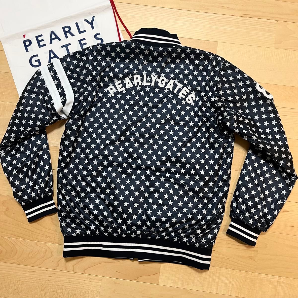 パーリーゲイツ PEARLYGATES ジャケット ブルゾン 美品 星条旗柄