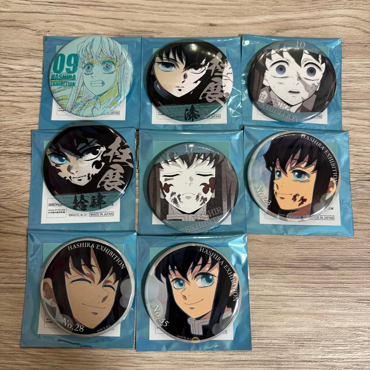 時透無一郎 エモーショナル缶バッジ 柱展 鬼滅の刃 柱百景 缶バッチ