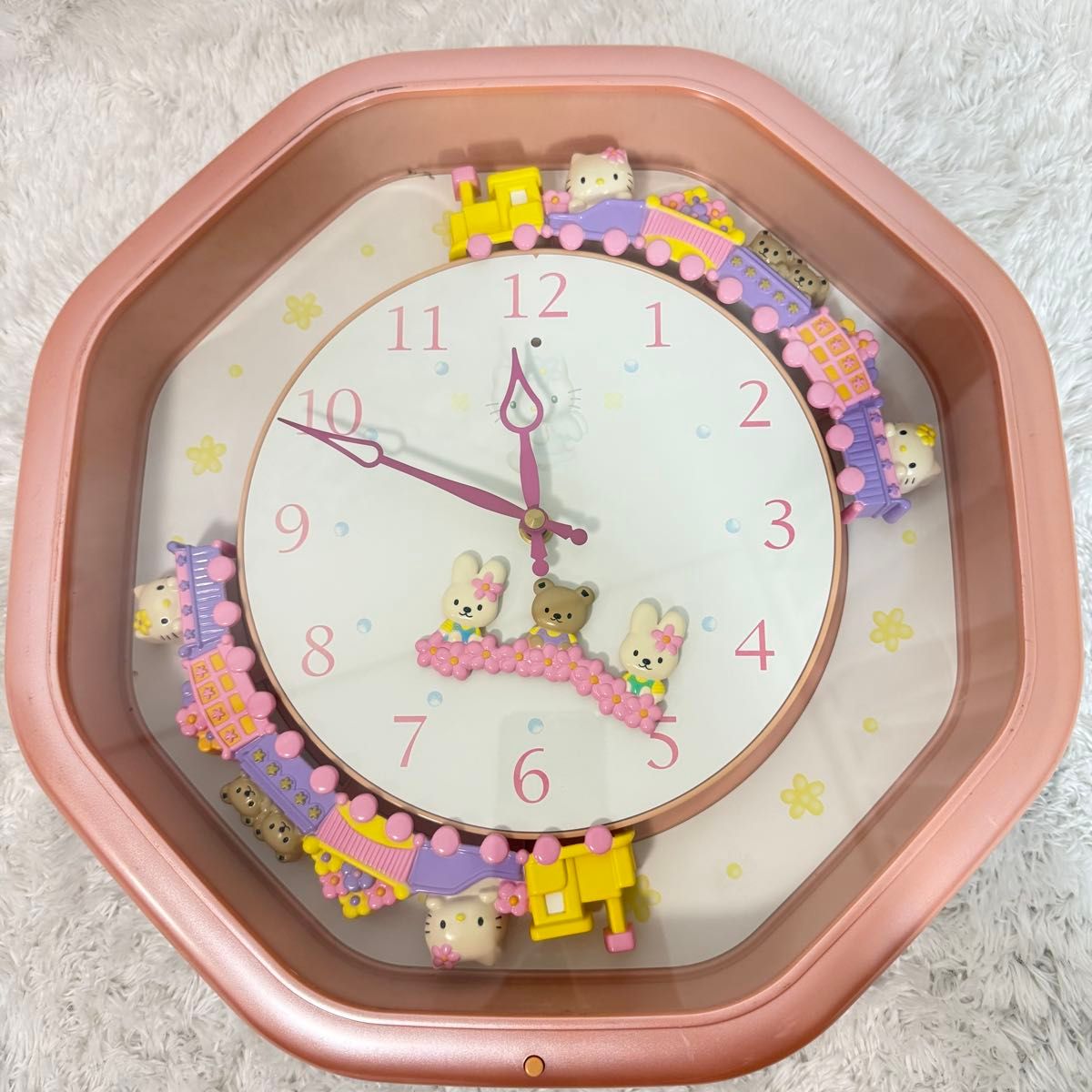 小売業者 希少⭐️ハローキティ 汽車カラクリ壁掛け時計 希少