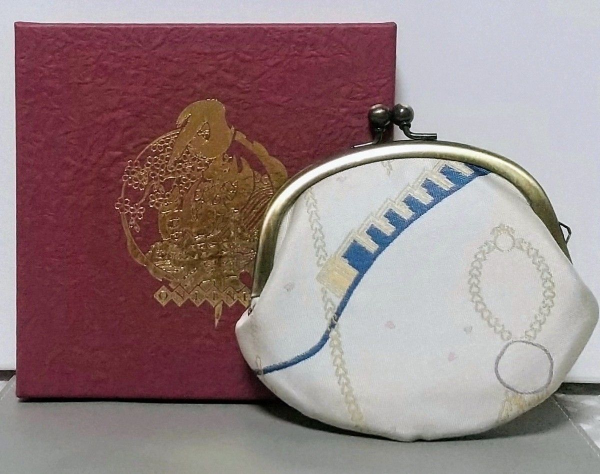 刀剣乱舞 -ONLINE- (とうらぶ) 鶴丸国永 西陣織がま口財布 化粧箱付き