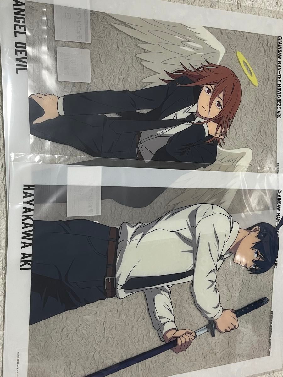 劇場版 チェンソーマン レゼ篇 大交流展 A3クリアポスター 天使の悪魔