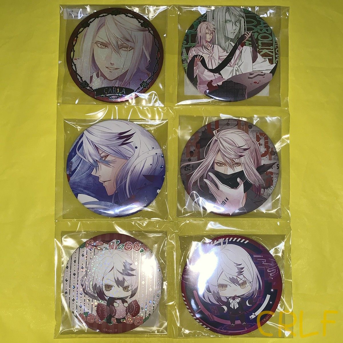 ▷▶︎▷DIABOLIK LOVERS ディアラバ 月浪カルラ 限定ハート缶バッジ