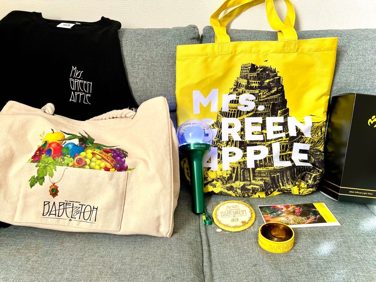 Mrs GREEN APPLE “BABEL no TOH” グッズ8種類 貴重な非売品グッズ 銀テ