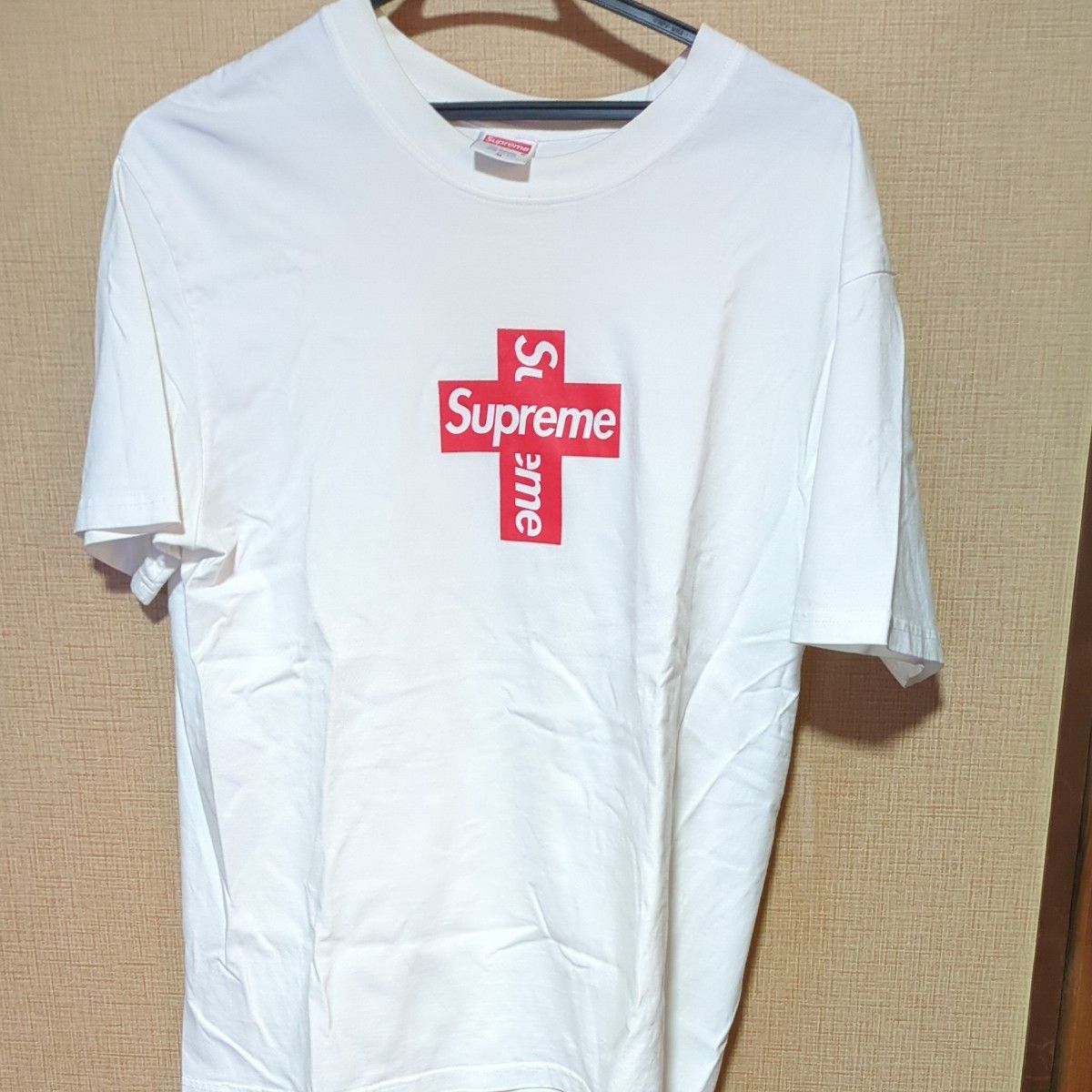 Supreme / Cross Box Logo Tee/クロスボックスロゴTシャツ/L/コットン