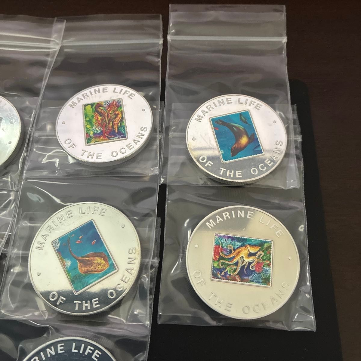 ウガンダ アフリカ 海の生き物 コインセット プルーフ 10枚組 2002年