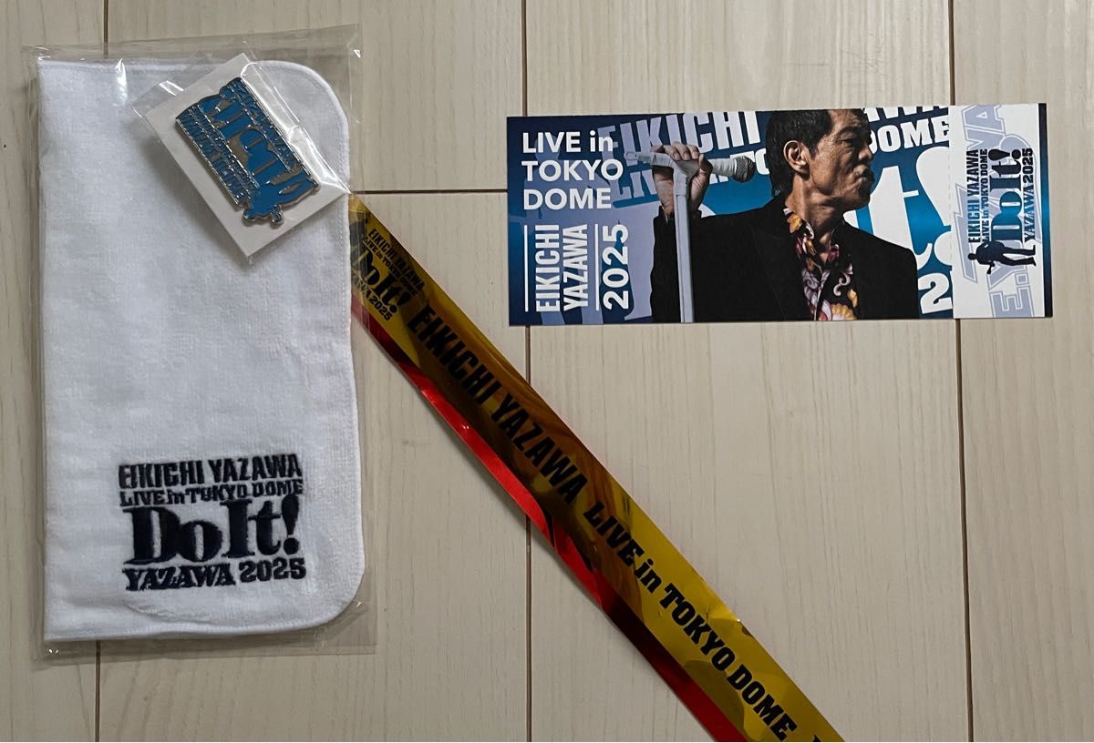 矢沢永吉 東京ドーム 11月8日 SS席特典グッズ＆メモリアルチケット