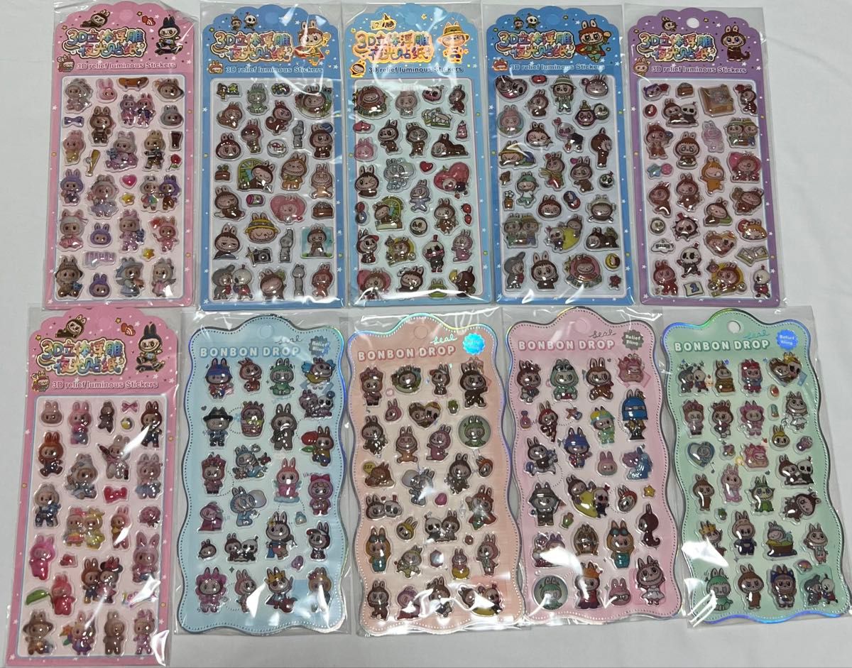 ボンボンドロップシール 10枚セット ラブブ｜Yahoo!フリマ（旧PayPay