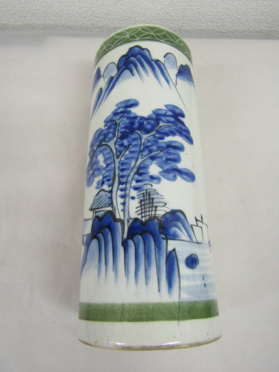 花器 壺 加藤宇助（B057） 瀬戸焼 宇助窯 加藤綱助 青銅四耳花瓶 共箱