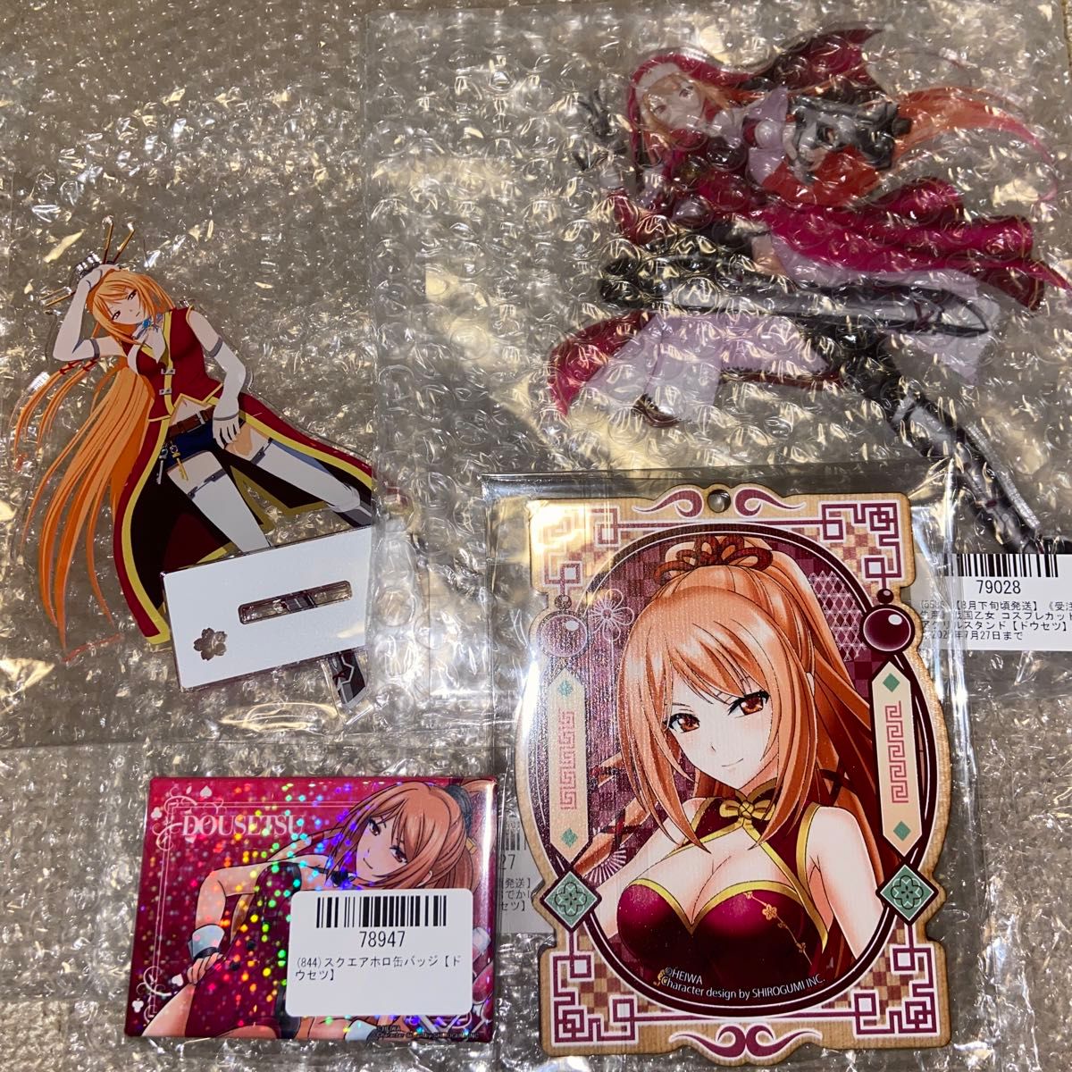 戦国乙女 立花ドウセツ アクリルスタンド グッズまとめ出品｜Yahoo