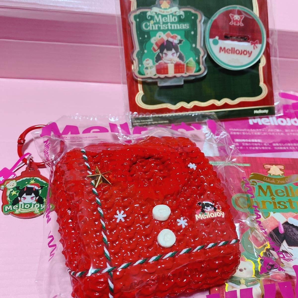 mellojoyスクイーズ クリスマス あったかいホリデー アクスタ付き