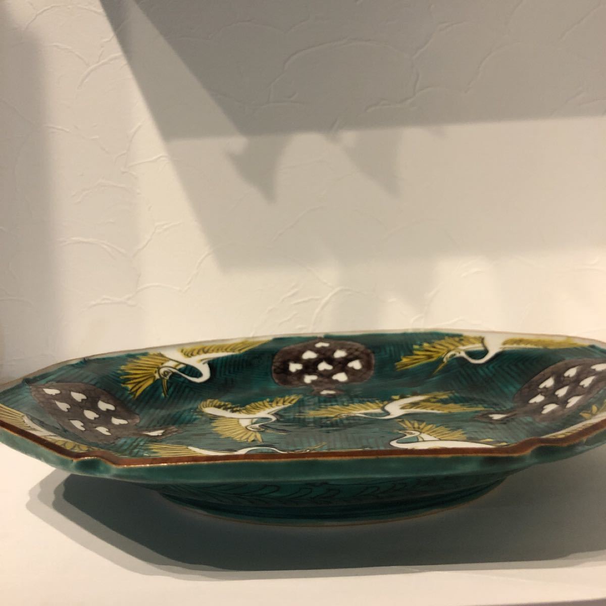 九谷焼 角福 吉田家 皿 九谷焼 角福 吉田家 皿