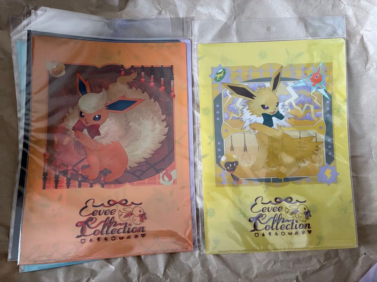 未開封】 ポケモン イーブイコレクション クリアファイル コンプセット
