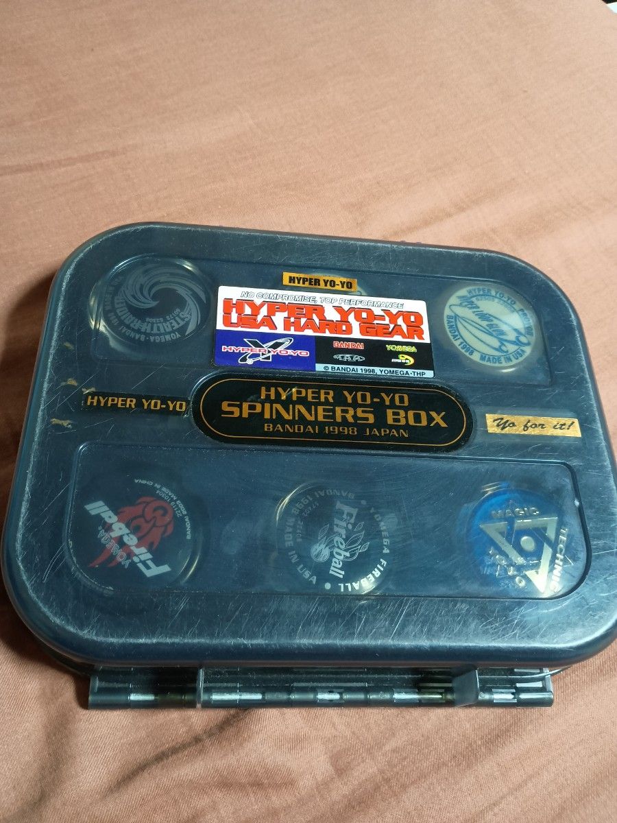 当時物 ハイパーヨーヨー 6個 スピナーズボックス付き まとめ売り 当時
