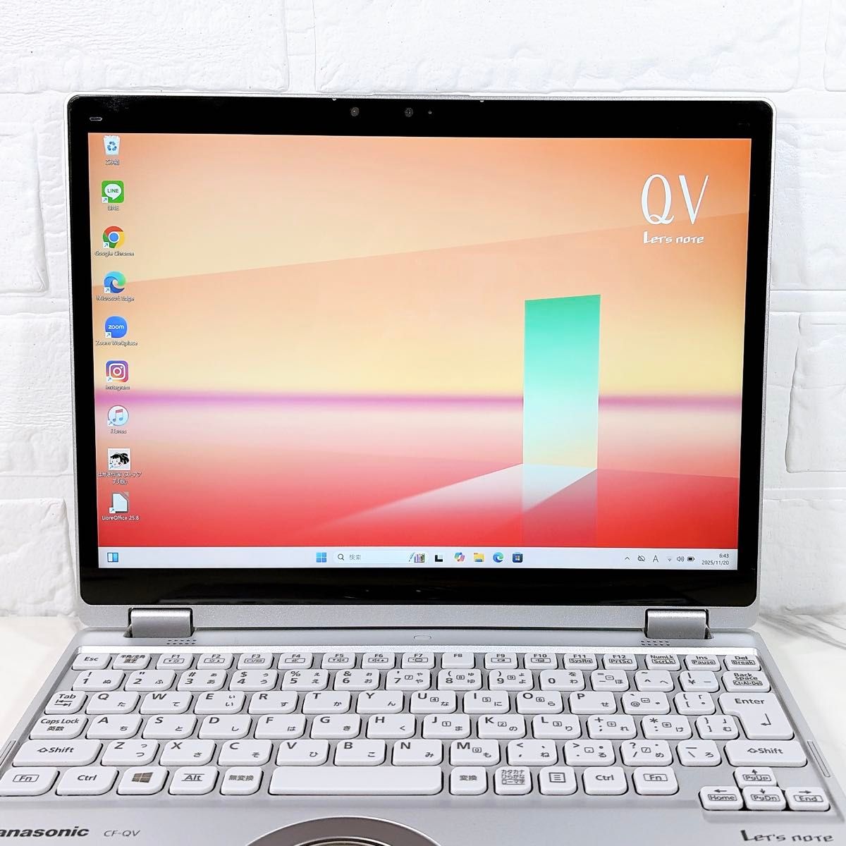 タッチパネル パナソニック レッツノート メモリ8GB SSD256 第10世代