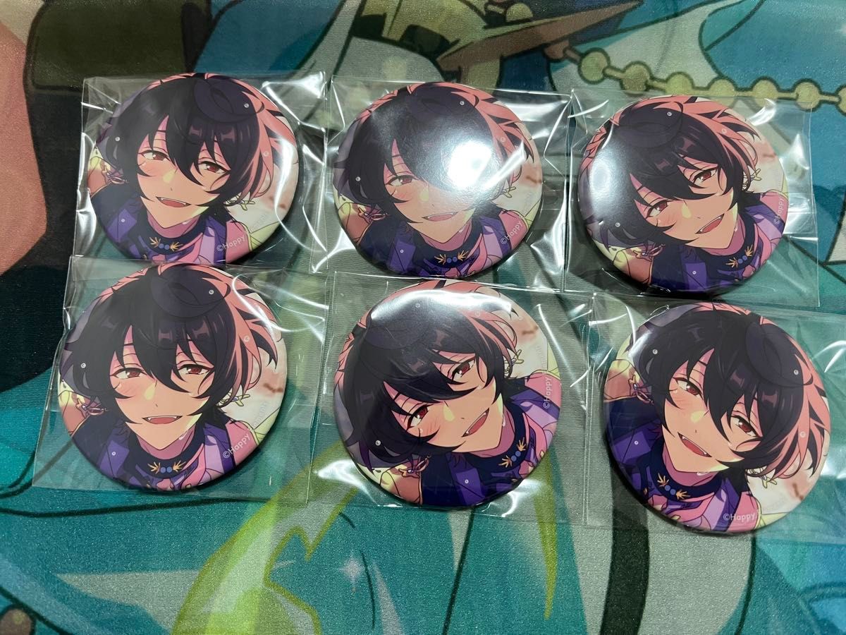 あんスタ 漣ジュン ラメキラハートカンバッジ 缶バッジ エンスカイ