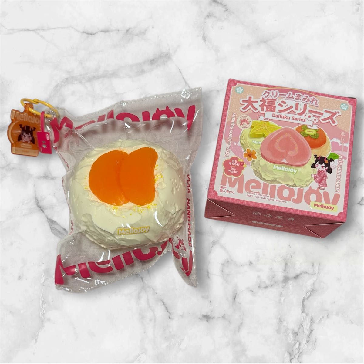 Mellojoy スクイーズ メロジョイ 大福 オレンジ みかん｜Yahoo!フリマ