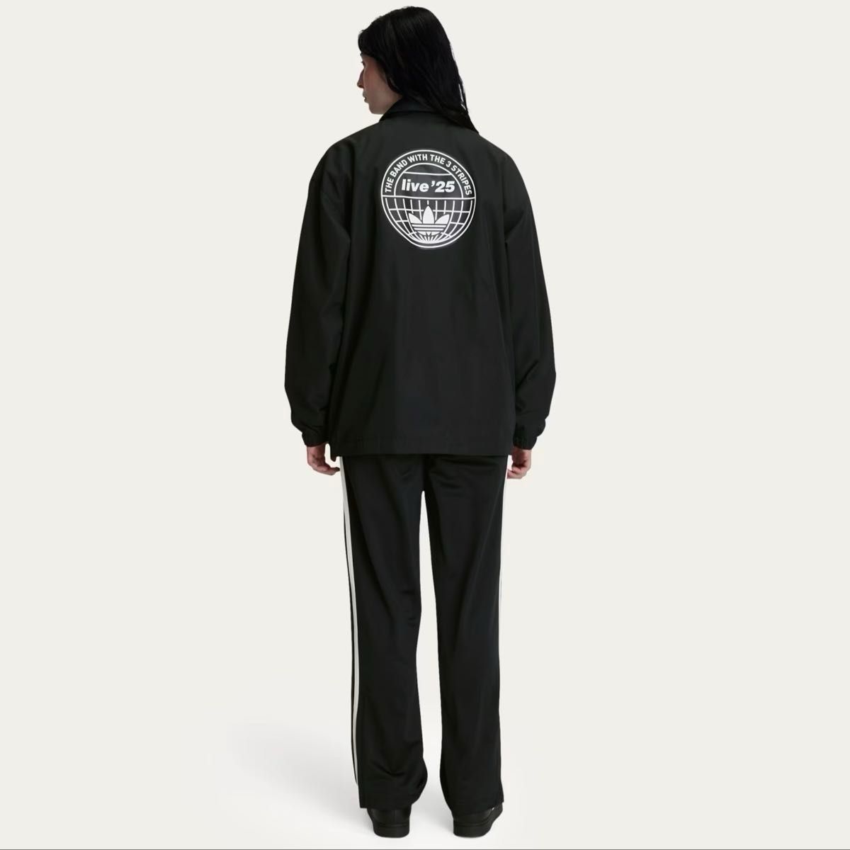 新品XL黒adidas Originals×Oasisツアー コーチジャケット アディダス