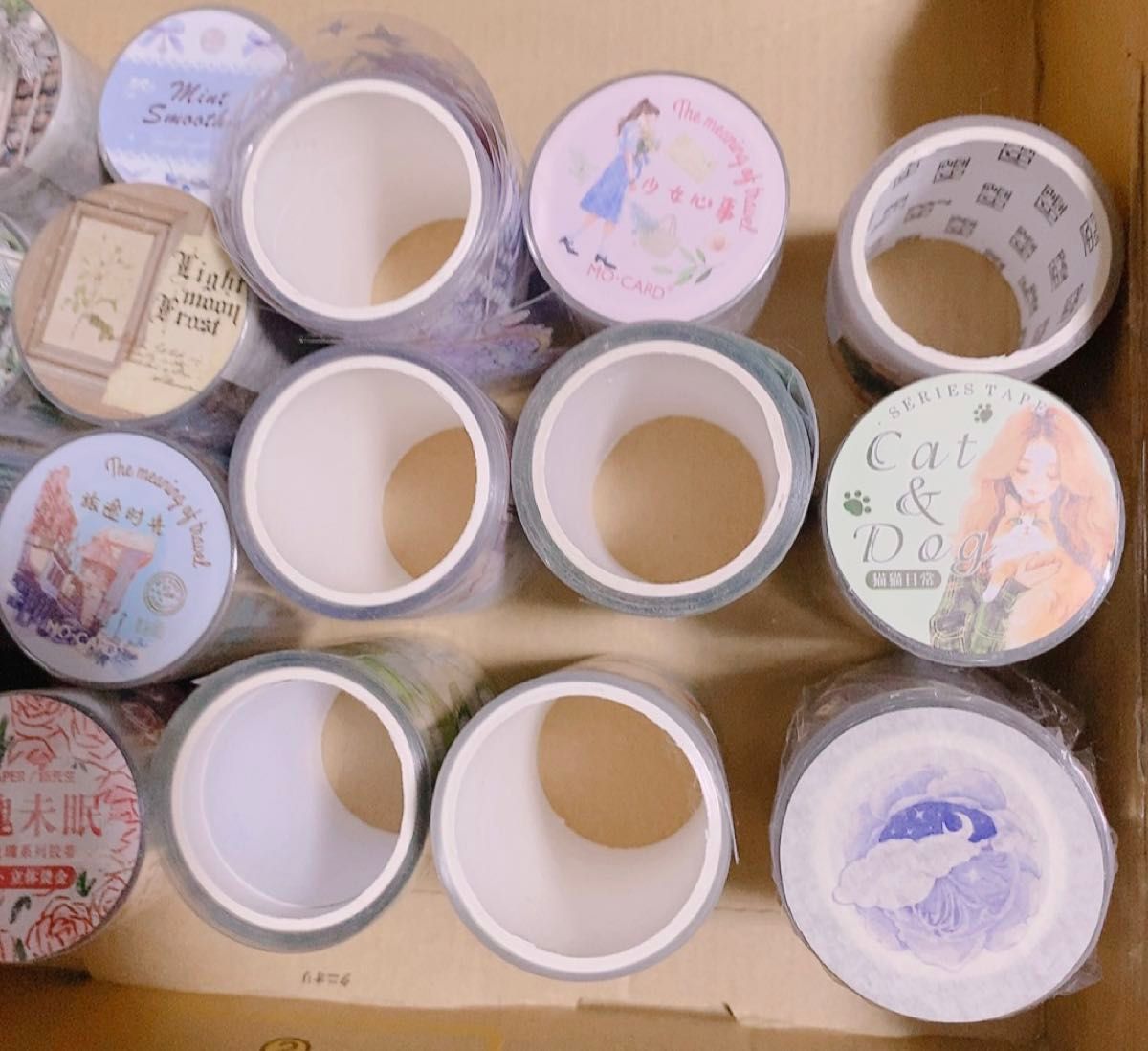 巻き売り PETテープ マスキングテープ まとめ売り 21本 海外マステ