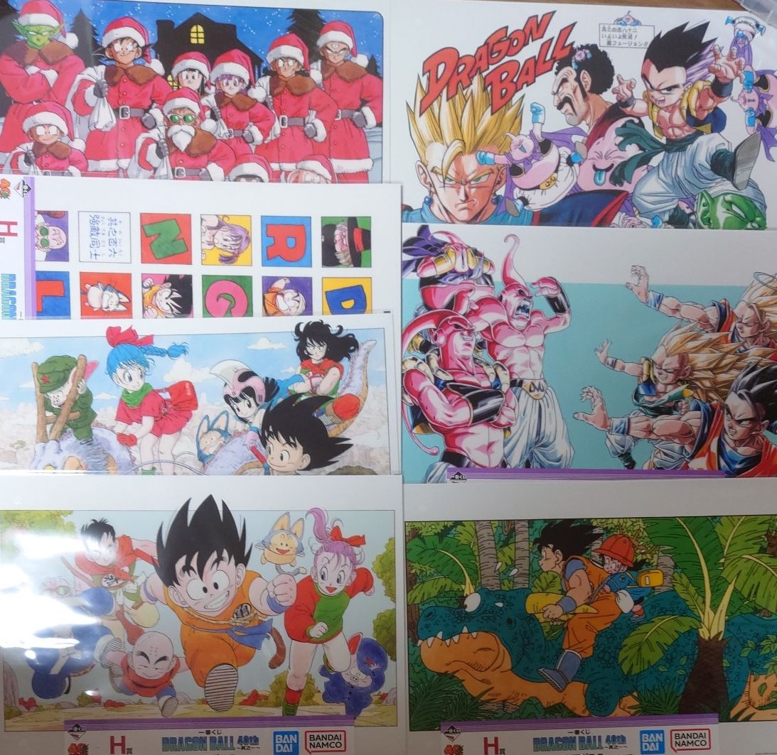 一番くじ ドラゴンボール 40th H賞 鳥山明カラーイラストクリア