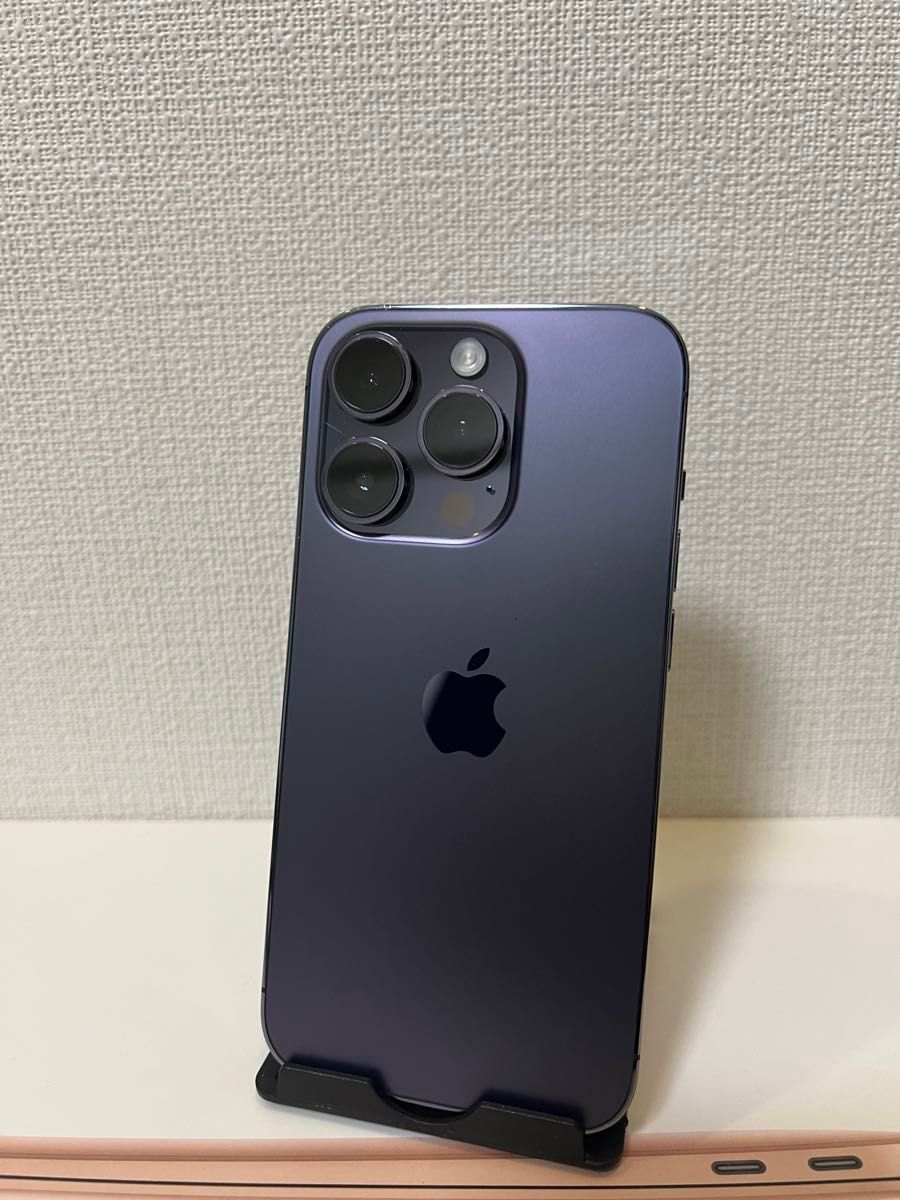 バッテリー100%】 iPhone 14Pro 256GBディープパーパル本体 iPhone 14