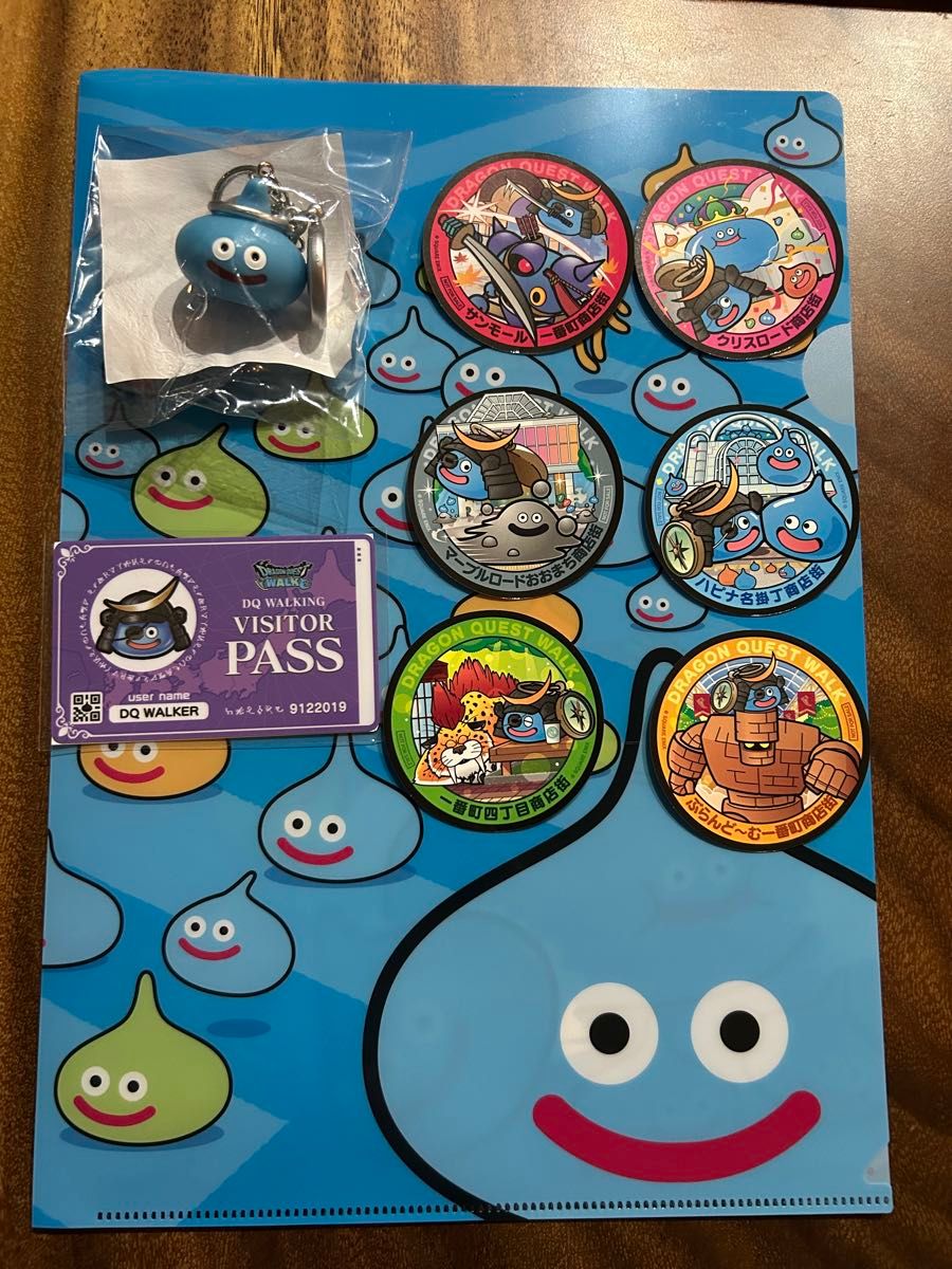 限定】ドラクエウォーク 秋祭り ステッカー 全6枚 特典クリアファイル