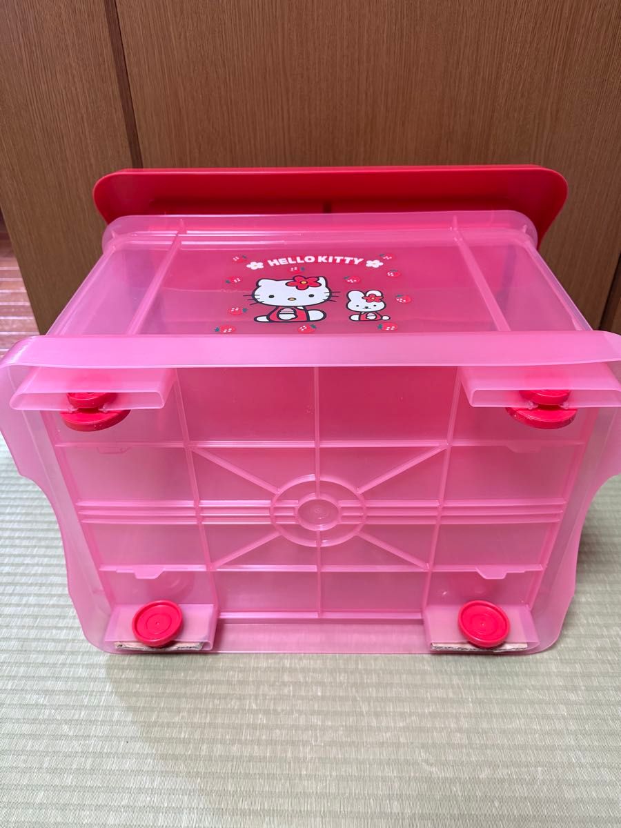 サンリオ ハローキティ 収納ケース おもちゃ箱 レトロ 当時物 収納