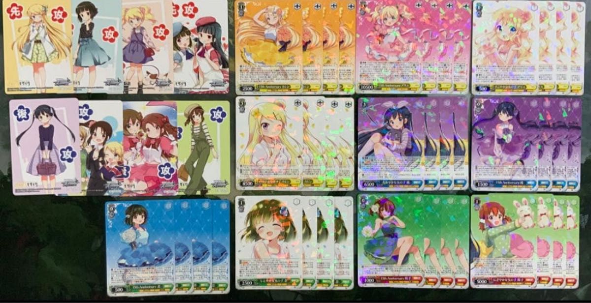 ヴァイスシュヴァルツ きんいろモザイク RR以下 4コン B版 先後