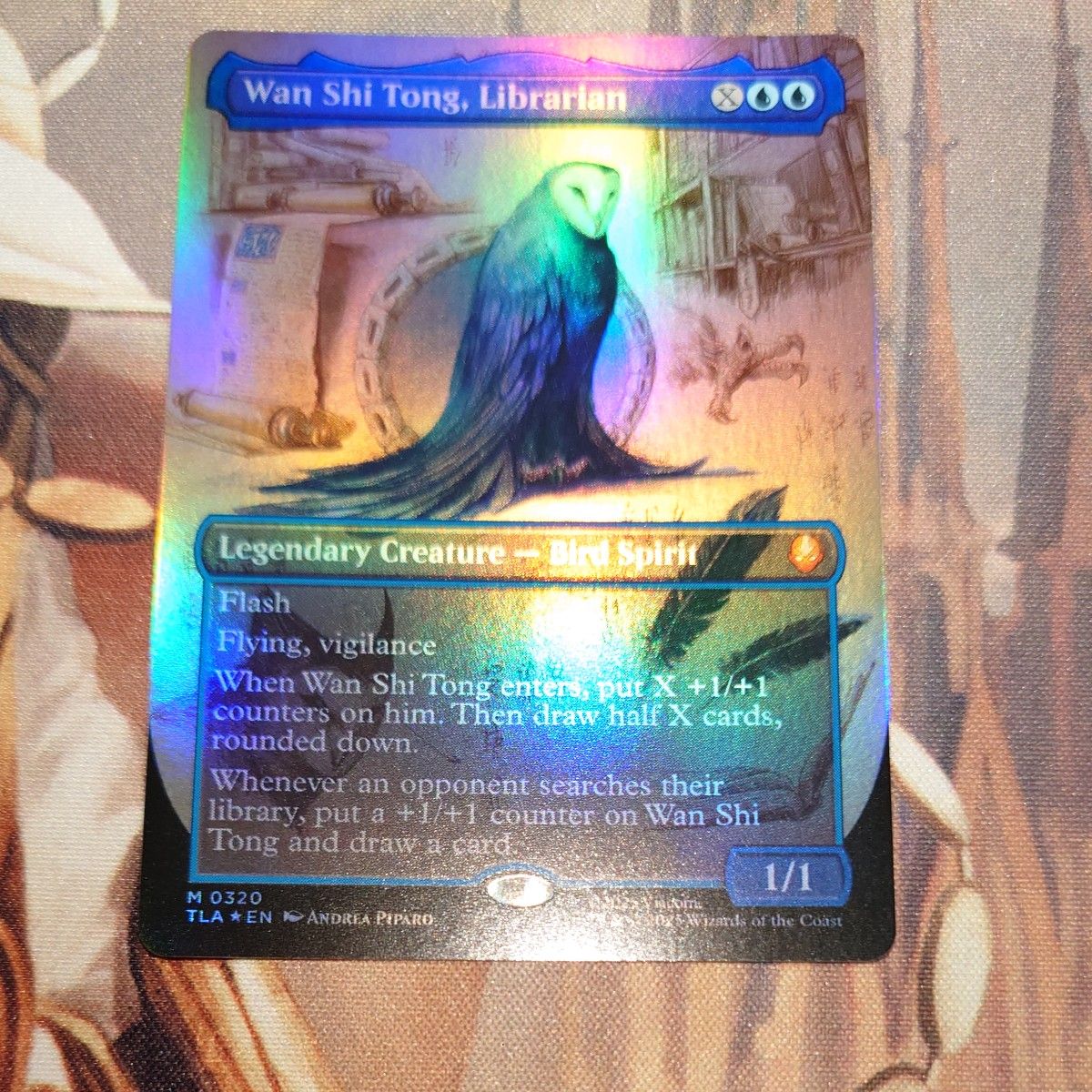 MTG 司書 ワン・シートン / Wan Shi Tong Librarian ボーダレス Foil