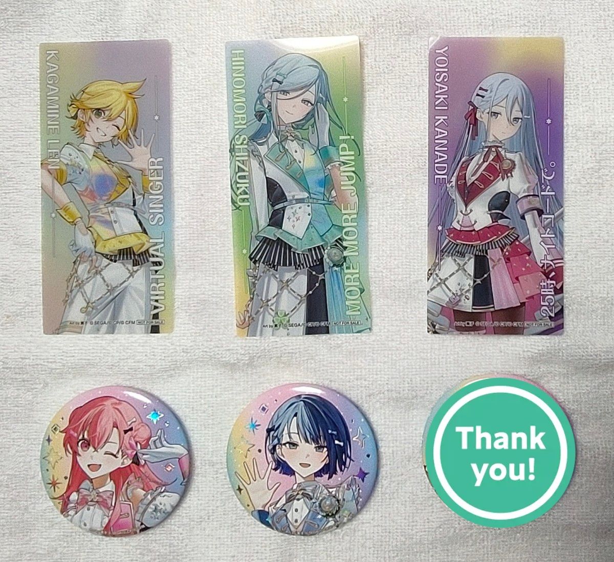 ま*い様 プロセカ感謝祭 オーロラ箔押し缶バッジコレクション 東雲彰人