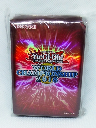 遊戯王 WCS2018 スリーブ 赤 未開封100枚入り ワールドチャンピオン