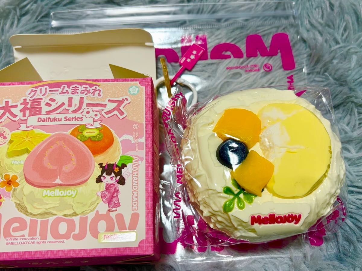 メロジョイ mellojoy スクイーズ 大福シリーズ ドリアンマンゴー