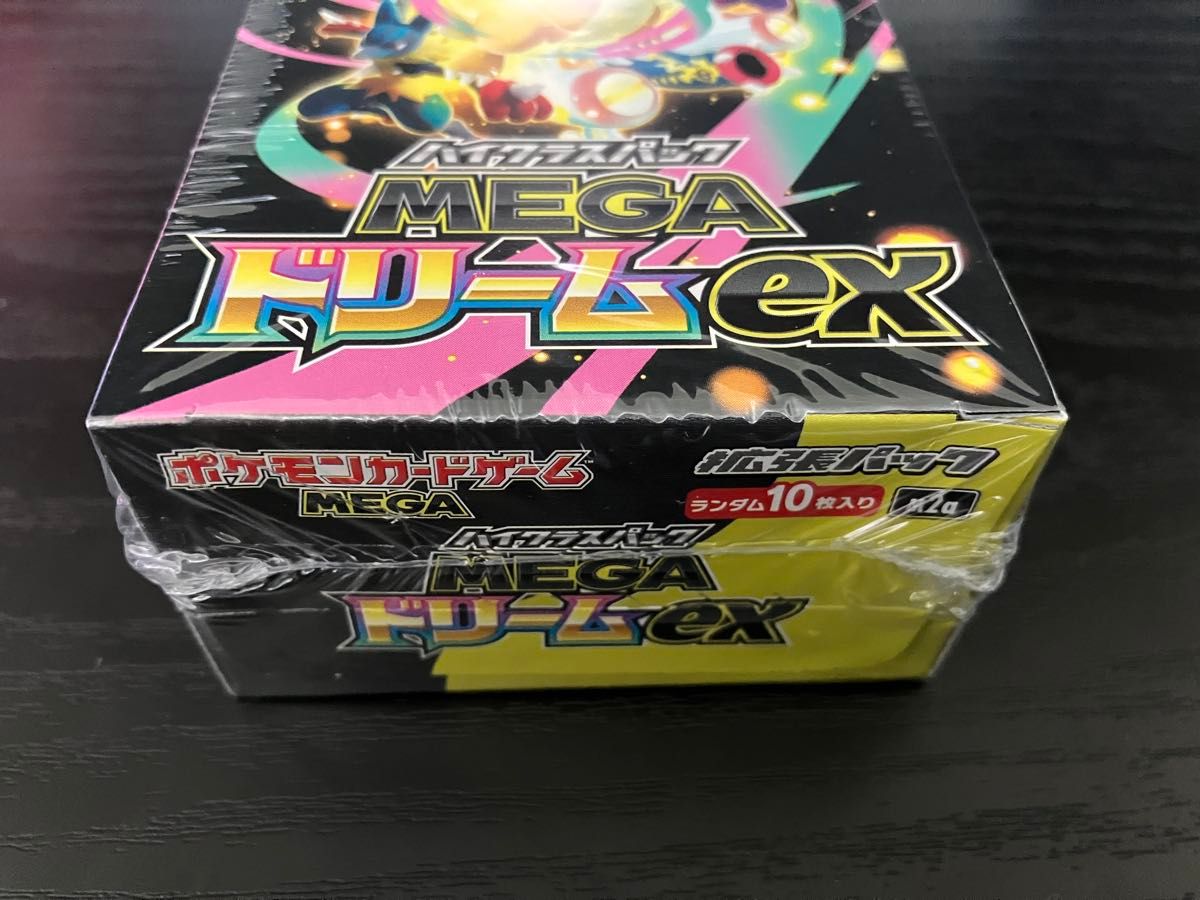 新品未開封品 シュリンク付きポケモンカードゲーム MEGA ドリームex