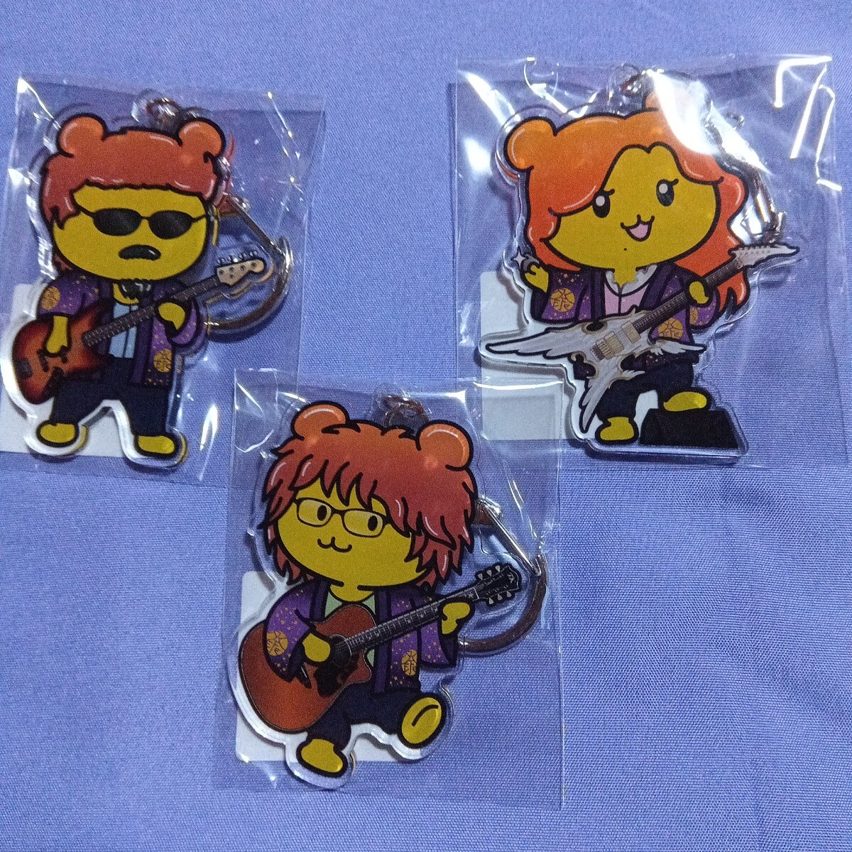 THE ALFEE アルフィー☆ポテくまくんアクリルキーホルダー 3種セット