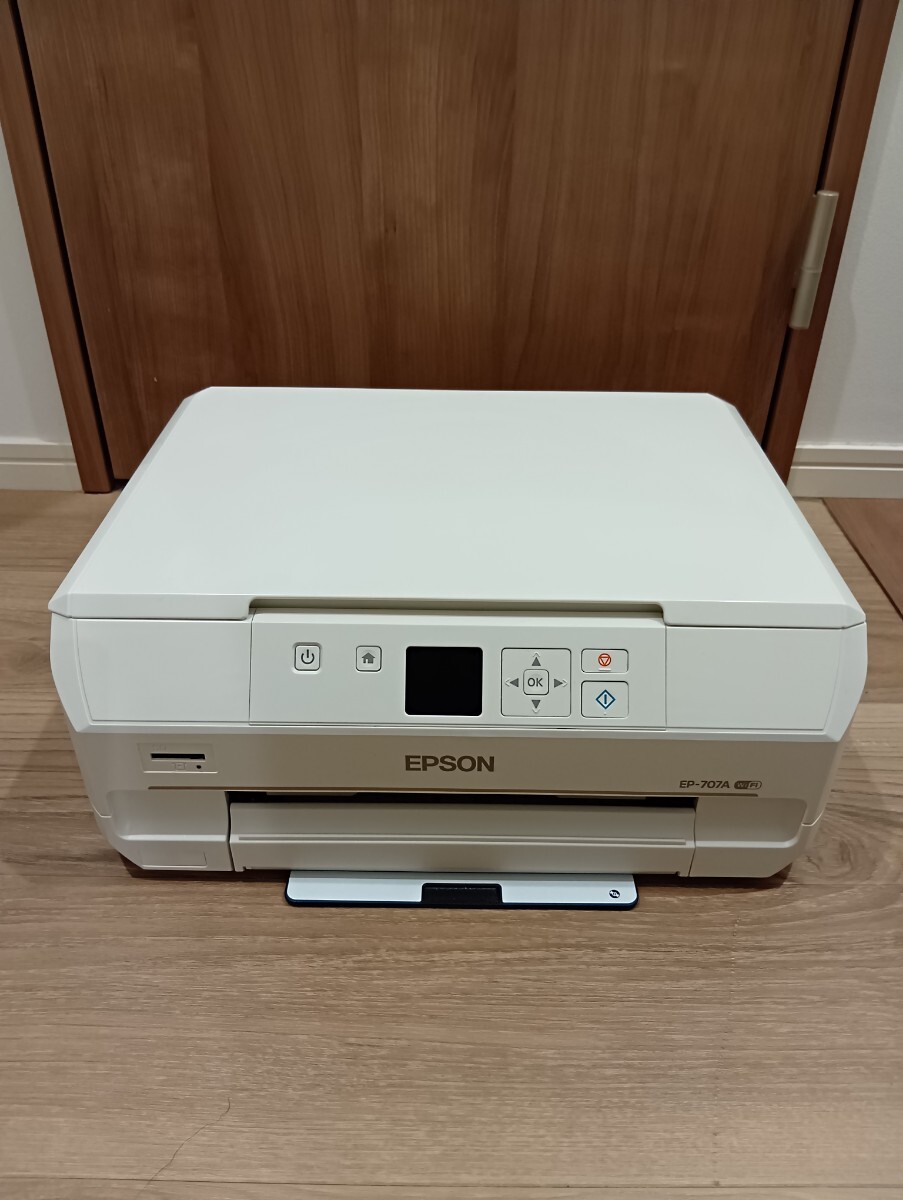 EPSON エプソン インクジェット複合機 EP-707A 作動未確認 ジャンク品 ①