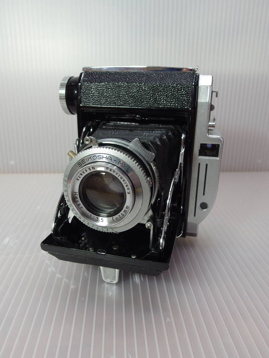 志木)Konica⁄コニカ 小西六 Pearl Ⅲ 蛇腹カメラ フィルムカメラ 小西