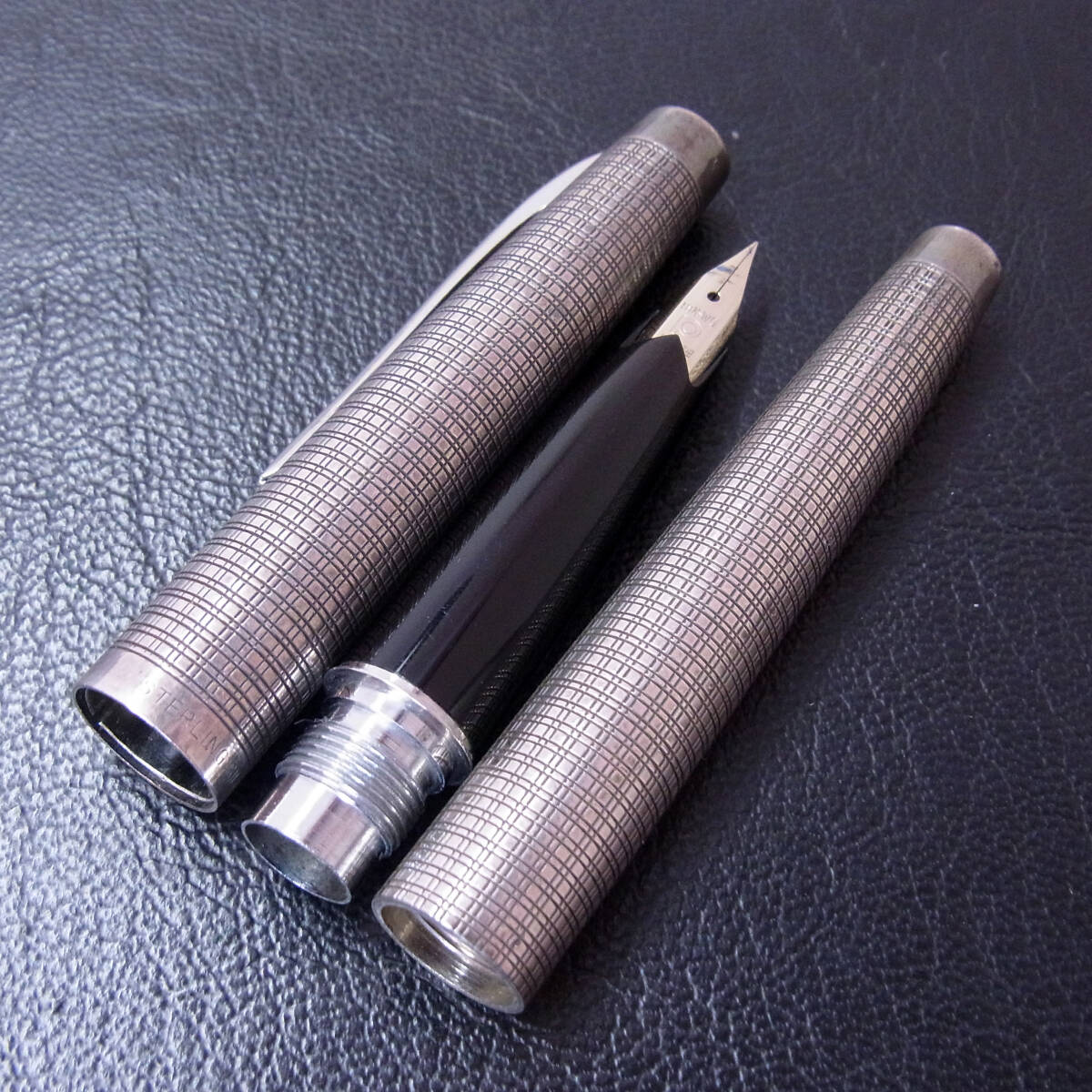 万年筆 Platinum 2024 プラチナ Sterling Silver 銀 ペン先 18K WG