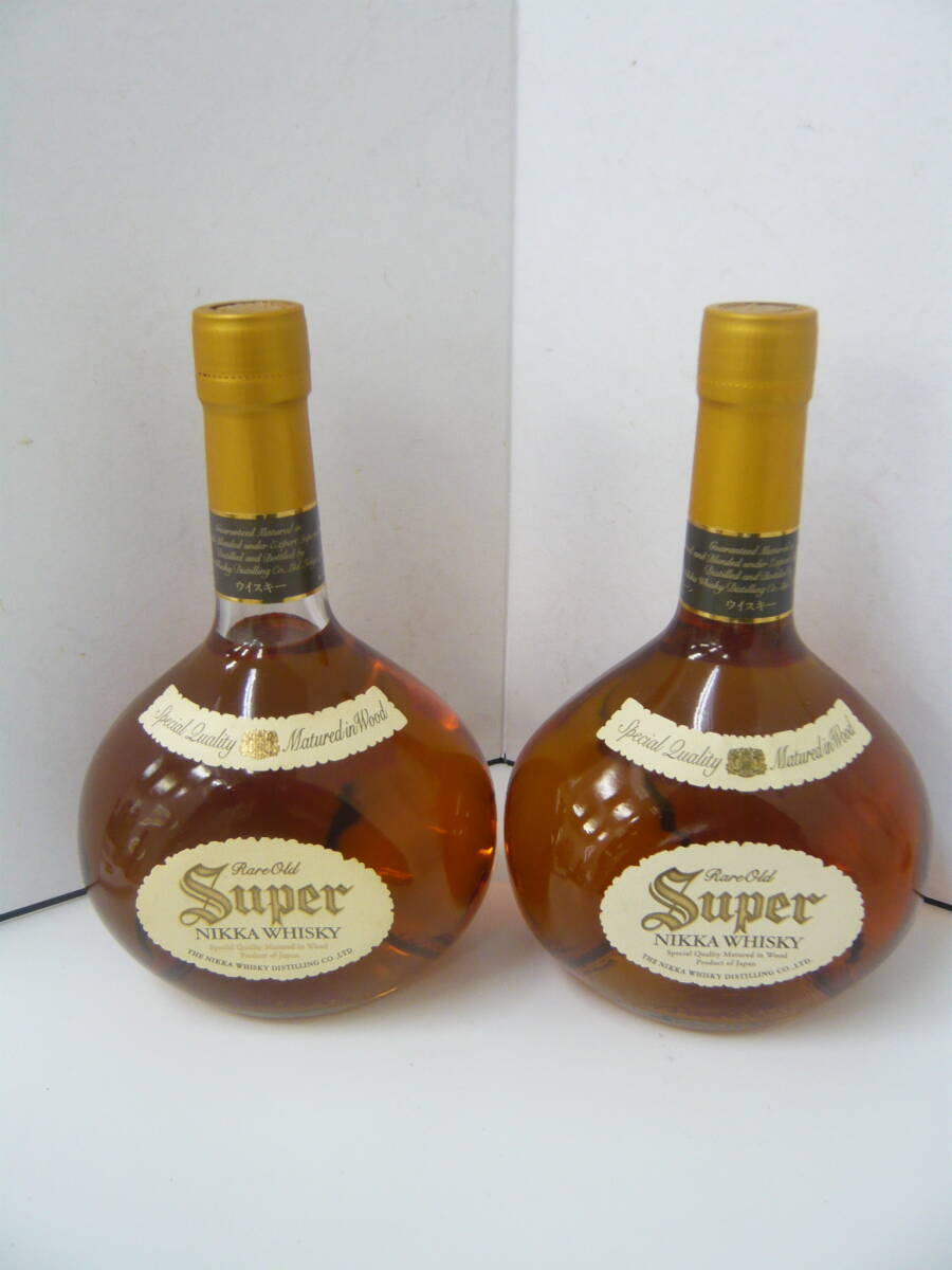 2987 【未開栓】スーパーニッカ 2本まとめ レアオールド 750ml 43