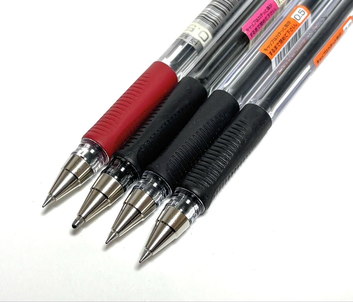 廃番 パイロット スーパーグリップ 油性4本 (黒0 5×2 1 6 赤0 5mm