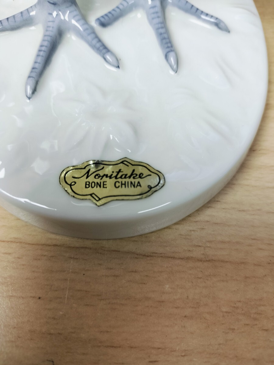 ☆アンティーク オールドノリタケ ノリタケ 丹頂鶴 陶器製 置物