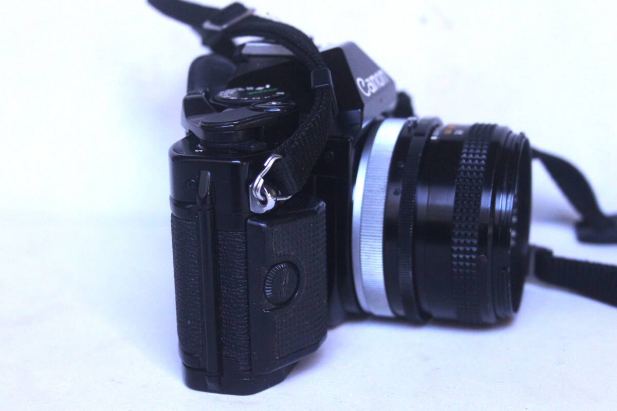 キャノンAE-1プログラムブラック FDレンズ50mm F1,8動作品/業者整備品