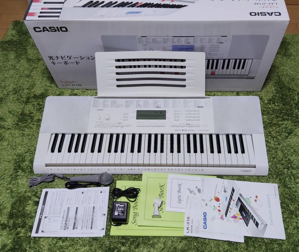 CASIO カシオ 光ナビゲーション 電子キーボード LK-218 ⑤ Amazon.co