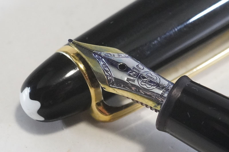 MONTBLANC マイスターシュテュック 万年筆 ペン先14K ショパンCD付