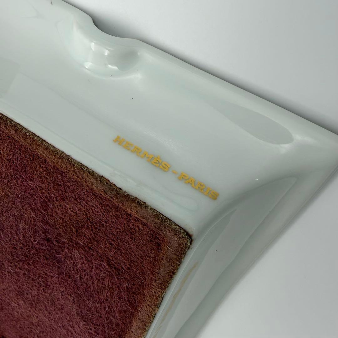 箱あり】 HERMS エルメス「Horloger」アッシュトレイ 灰皿