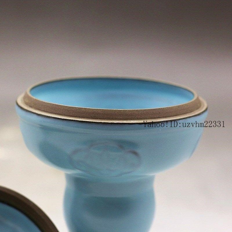 中国 本物 汝窯 青磁 香炉 陶器 陶芸 香道具 仏具 官窯 青釉 猊香薫磁炉