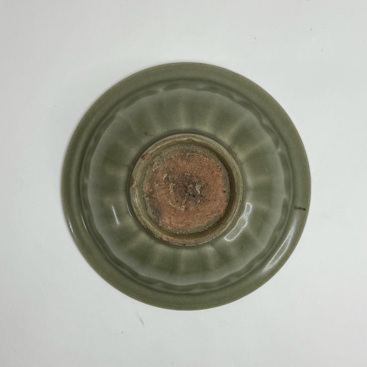 X-中国古美術 時代物 唐物 陶磁器 龍泉窯 青磁 魚文 皿 茶碗 茶道具