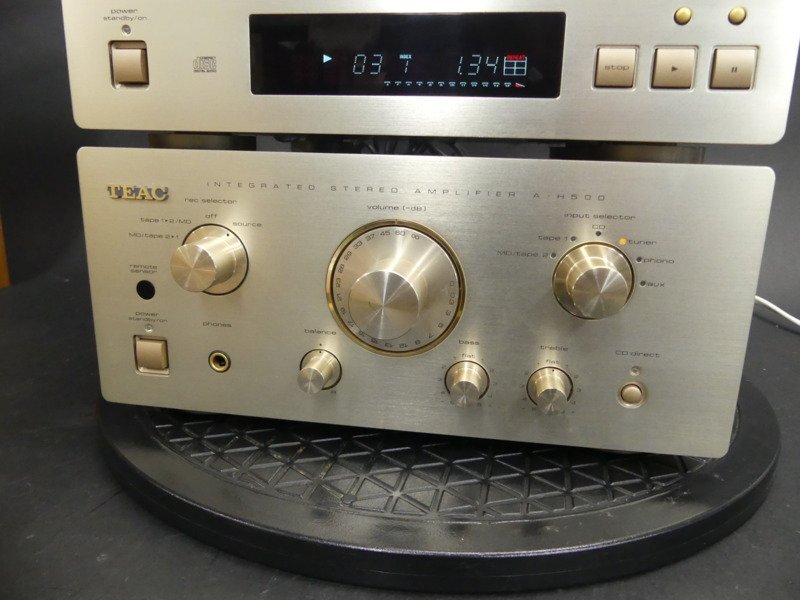 TEAC T-H500 A-H500 MD-H500 コンポ ジャンク x881 ティアック TEAC T
