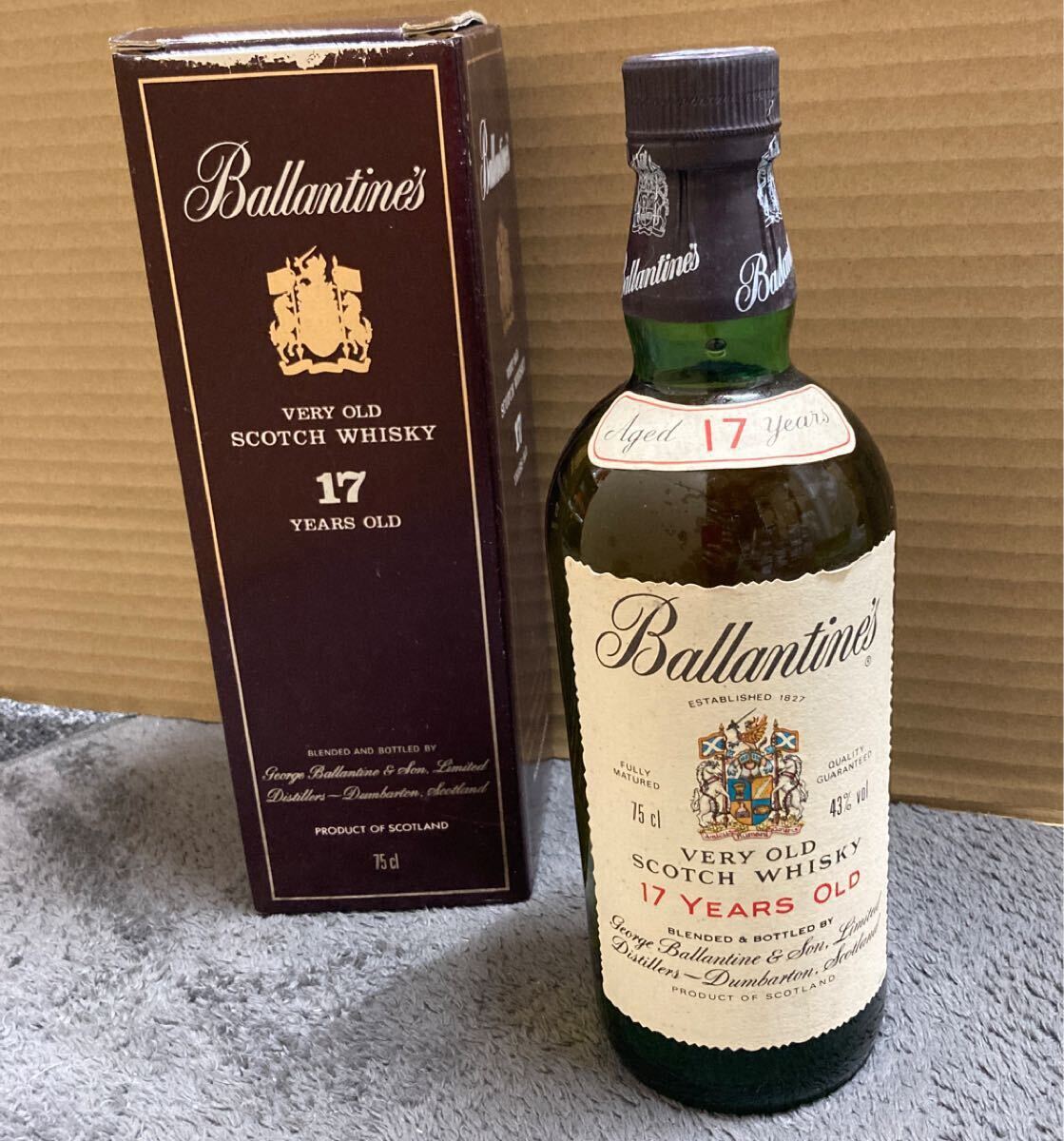 未開栓】バランタイン 17年 スコッチウイスキー 750ml 古酒⭐︎ 1円