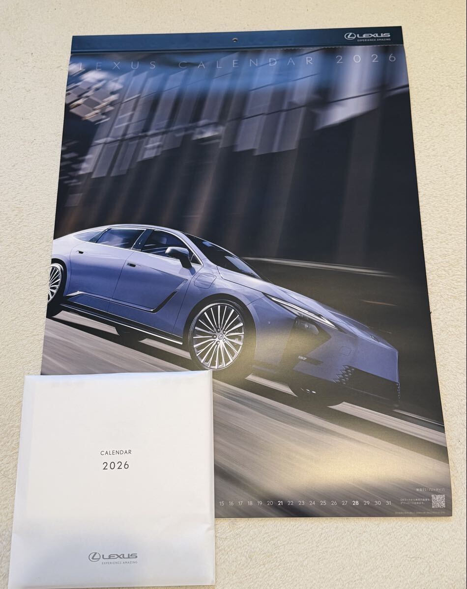 新品未使用】レクサス LEXUS 2026カレンダー 壁掛カレンダー卓上